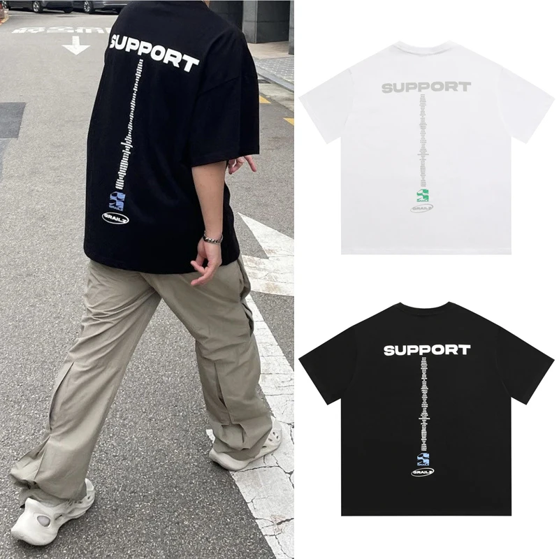 Grailz High Street Charity Limited Letter Slogan Logo Print Loose Short-sleeved T-shirt Men and Women Couples
Grailz High Street Charity Limited Letter Slogan Logo Print Loose Short-sleeved T-shirt Men and Women Couples