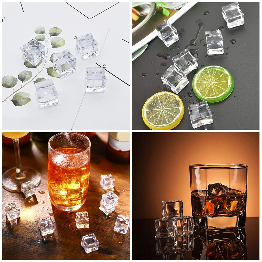 40pcs Simulated Ice Clear Cube Acrylic Decorative Cubes for Home Shop Restaurant Photography Props Jewelry Beverage Model
40pcs Simulated Ice Clear Cube Acrylic Decorative Cubes for Home Shop Restaurant Photography Props Jewelry Beverage Model