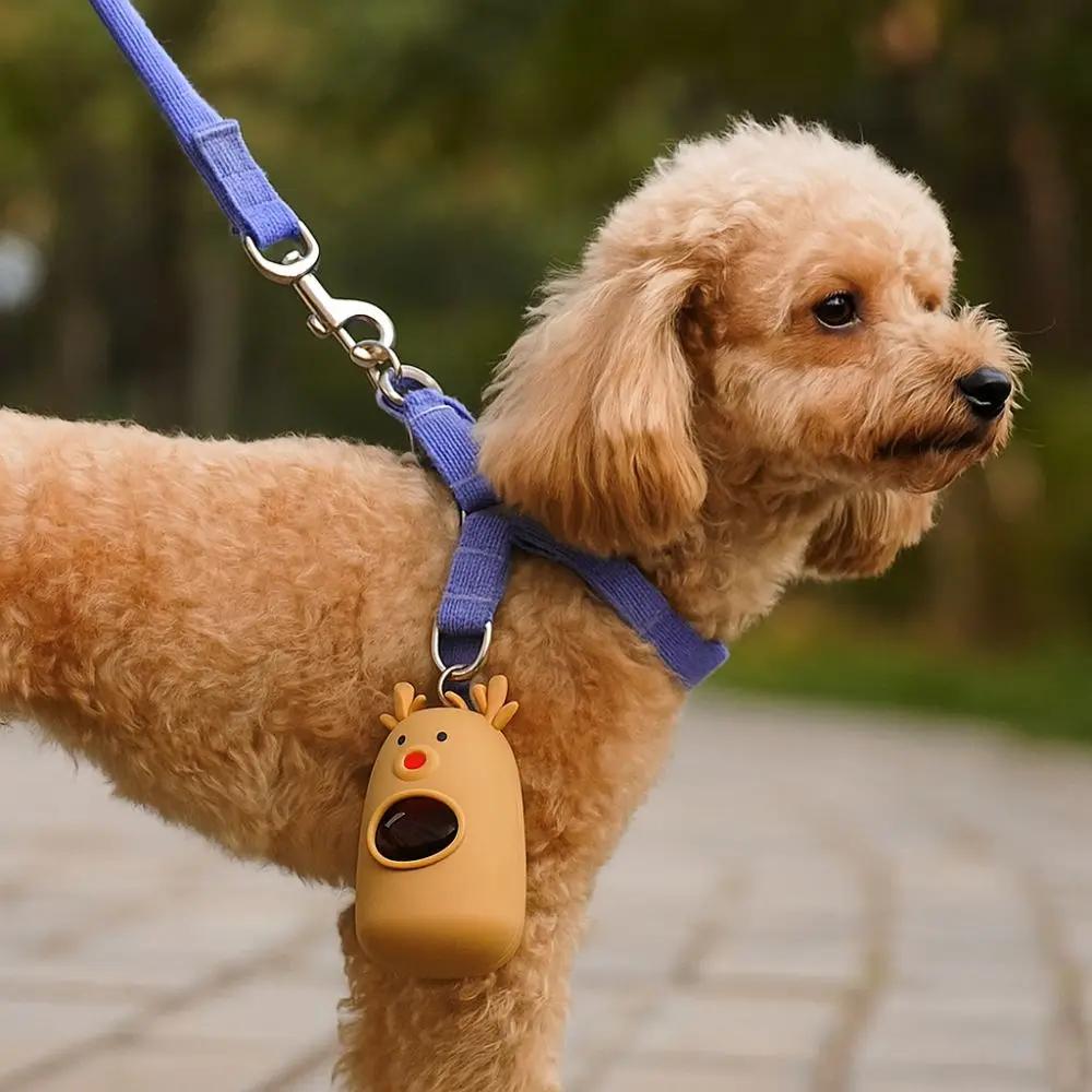 Silicone Dog Waste Bag Dispenser Christmas Reindeer Hangingable Pet Waste Bags Holder Cartoon Garbage Bag Storage Box
Silicone Dog Waste Bag Dispenser Christmas Reindeer Hangingable Pet Waste Bags Holder Cartoon Garbage Bag Storage Box