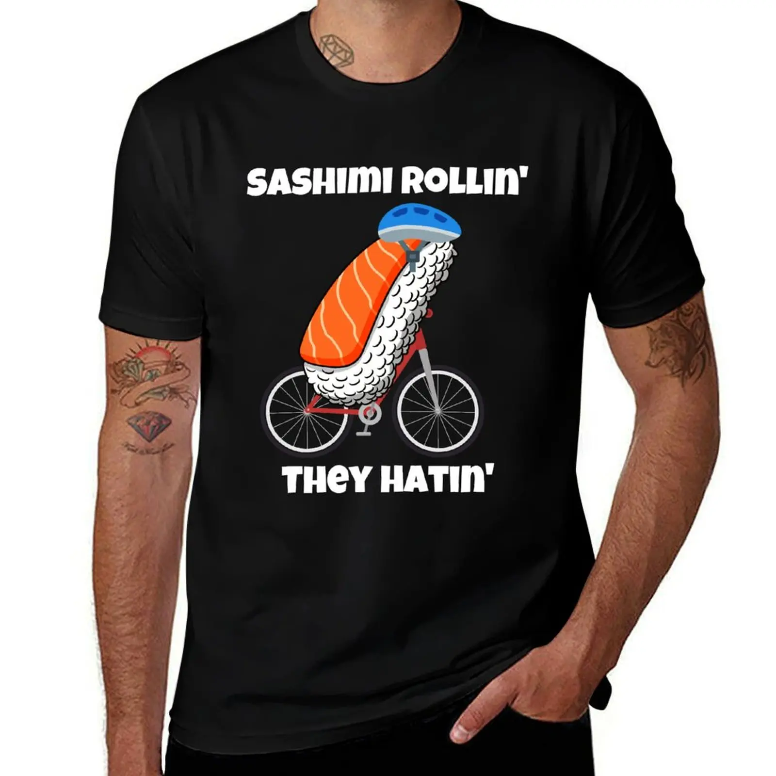 Sashimi Rollin' They Hatin' Cycling sushi sashimi T-Shirt Louboutins essential t shirt croswit shirt man Men's t-shirt
Sashimi Rollin' They Hatin' Cycling sushi sashimi T-Shirt Louboutins essential t shirt croswit shirt man Men's t-shirt