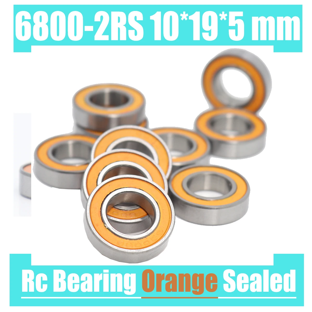 10PC 6800-2RS Bearing 10*19*5 mm Thin Section 6800-2RS Ball Bearings 61800 RS 6800 2RS With Orange Sealed L-1910DD
10PC 6800-2RS Bearing 10*19*5 mm Thin Section 6800-2RS Ball Bearings 61800 RS 6800 2RS With Orange Sealed L-1910DD