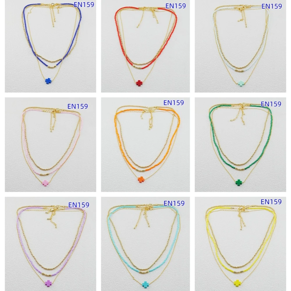 YEEVAA 3 в 1, многослойное ожерелье, изысканный кулон-крест с цепочками из бисера, штабелируемый модный ювелирный подарок для женщин и девочек
YEEVAA 3 в 1, многослойное ожерелье, изысканный кулон-крест с цепочками из бисера, штабелируемый модный ювелирный подарок для женщин и девочек