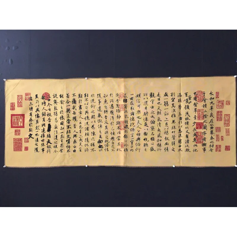 Wholesale Ancient Brocade Cloth Painting Silk Embroidery Painting Thangka Machine Embroidery Silk Cloth Lantingxu Embroidery Str
Wholesale Ancient Brocade Cloth Painting Silk Embroidery Painting Thangka Machine Embroidery Silk Cloth Lantingxu Embroidery Str