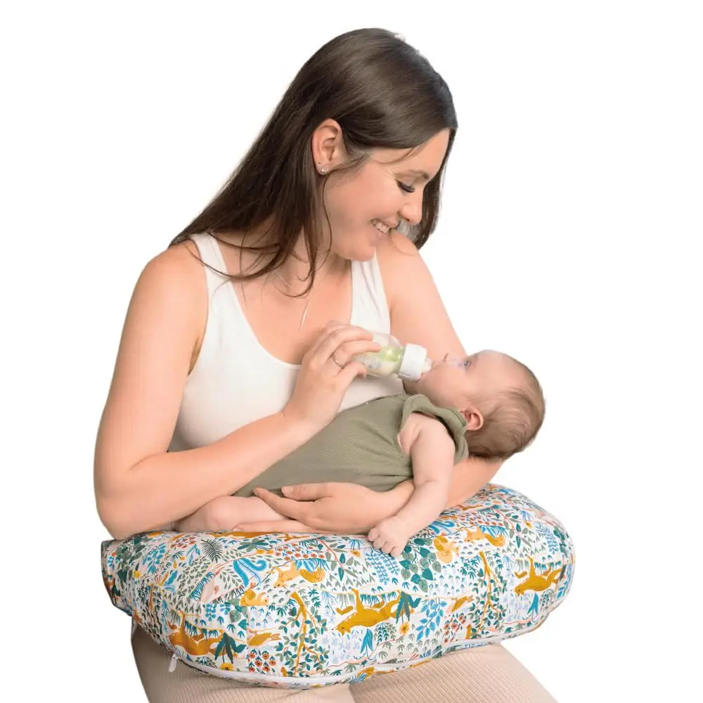 Ergonomic U-Shaped Nursing Pillow with High Comfort and Support for Bottle and Breastfeeding - Spacious Surface, Colorful Animal
Ergonomic U-Shaped Nursing Pillow with High Comfort and Support for Bottle and Breastfeeding - Spacious Surface, Colorful Animal