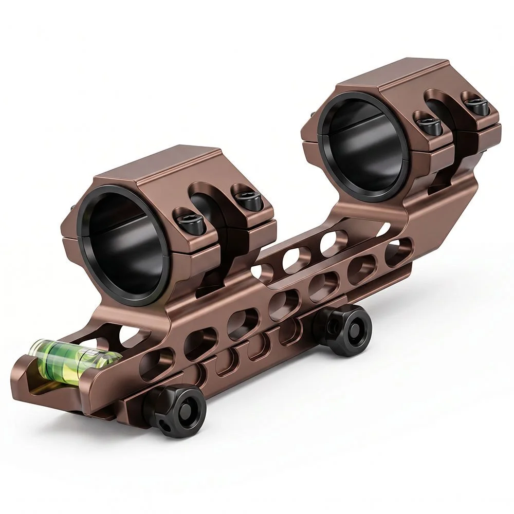 Tan One Piece Picatinny Scope Mounts 25.4mm/30mm Double Rings Hunting Scope Adapter Fits 20mm Weaver Picatinny With Bubble Level
Tan One Piece Picatinny Scope Mounts 25.4mm/30mm Double Rings Hunting Scope Adapter Fits 20mm Weaver Picatinny With Bubble Level
