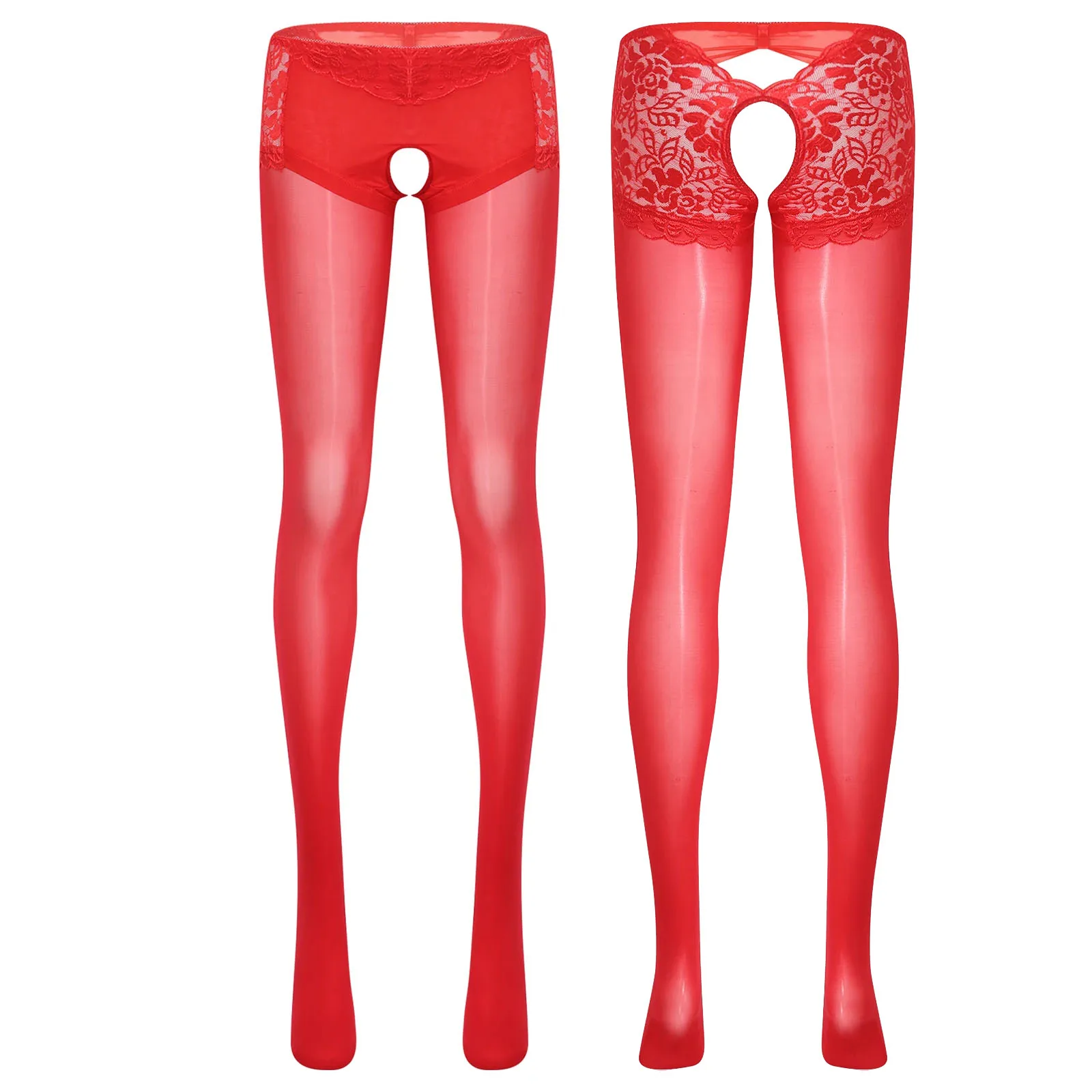 Womens Sexy Lace Pantyhose Tights Elastic Waist Open Crotch Stretchy Bodystocking Leggings Sheer Pole Dance Club Wear Nightwear
Womens Sexy Lace Pantyhose Tights Elastic Waist Open Crotch Stretchy Bodystocking Leggings Sheer Pole Dance Club Wear Nightwear