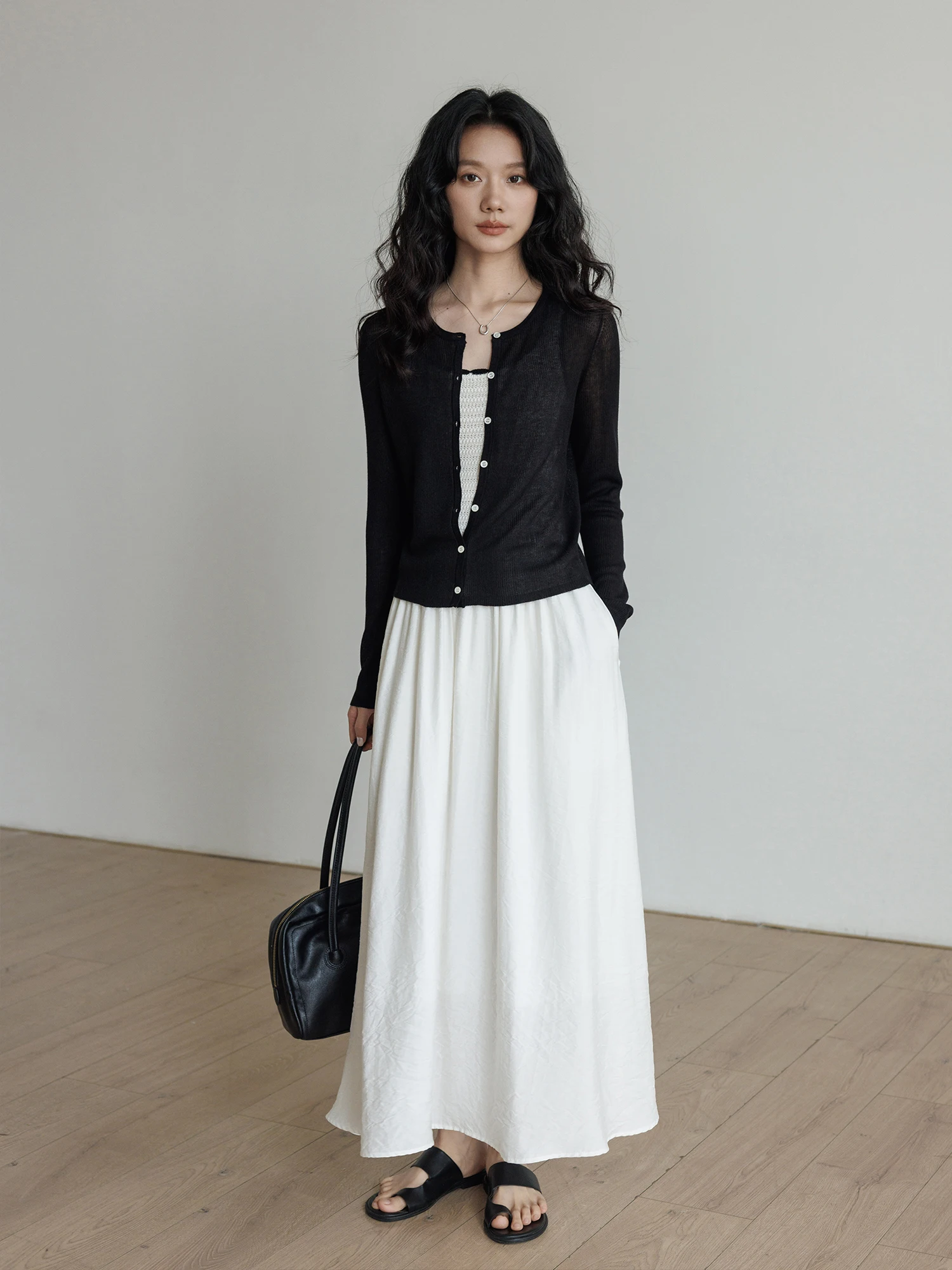 Spring round Neck Silk Linen Knitted Open Cardigan Women Soft Lazy Outerwear 2026 New Style Casual Loose Fit Long Sleeve Shirt
Spring round Neck Silk Linen Knitted Open Cardigan Women Soft Lazy Outerwear 2026 New Style Casual Loose Fit Long Sleeve Shirt