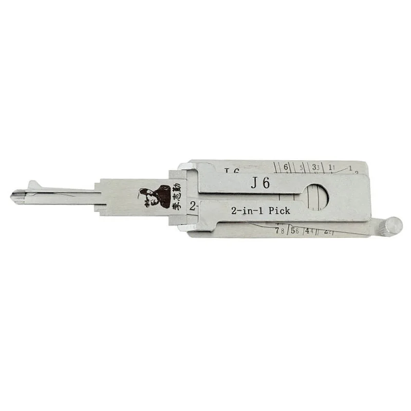 Original Lishi J6 2 in 1 Lock Pick Decoder Ignition Car Door Opener for FAW Jiefang J6 Models Flat Milling
Original Lishi J6 2 in 1 Lock Pick Decoder Ignition Car Door Opener for FAW Jiefang J6 Models Flat Milling