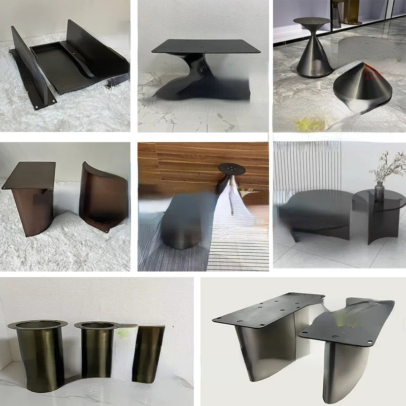 Rock plate coffee table legs, stainless steel coffee table combination, high and low size, round glass, marble edge, and corner
Rock plate coffee table legs, stainless steel coffee table combination, high and low size, round glass, marble edge, and corner