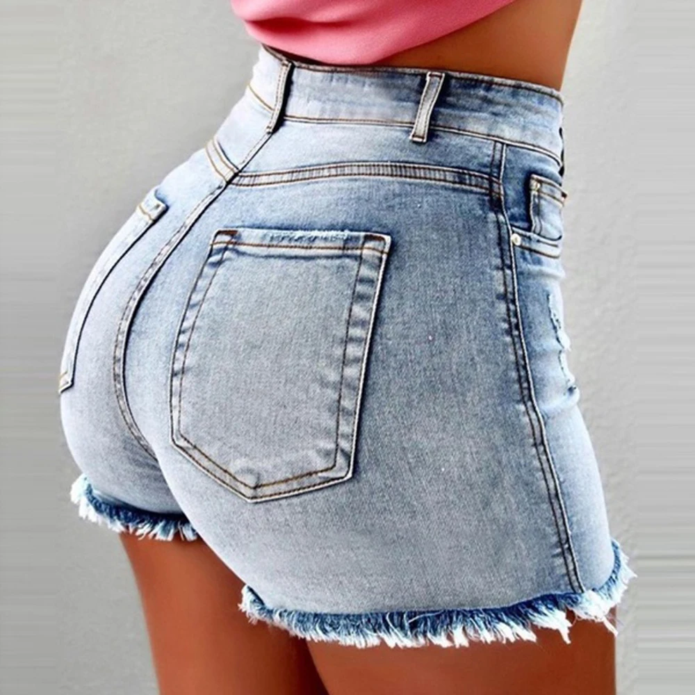 Denim Shorts Lady 2022 Casual Hot Shorts with Pockets High Waist Jeans Shorts 2022 Summer Fringe Frayed Ripped Clothing Women
Denim Shorts Lady 2022 Casual Hot Shorts with Pockets High Waist Jeans Shorts 2022 Summer Fringe Frayed Ripped Clothing Women