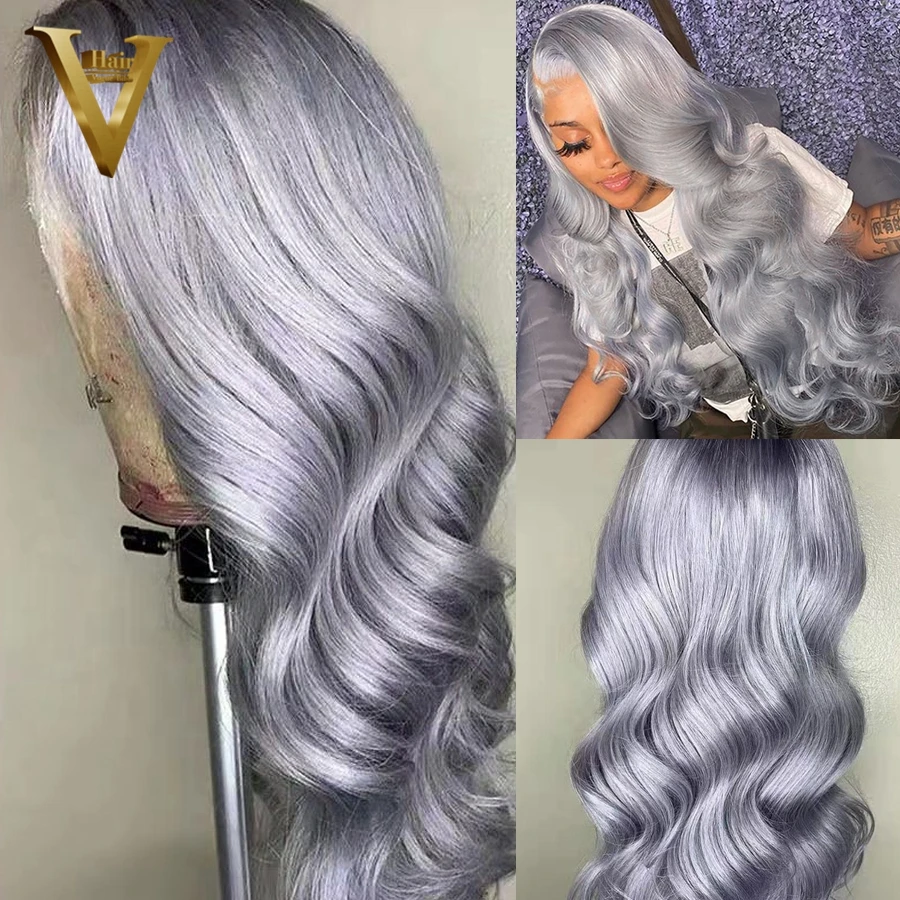 Grey Color Body Wave Lace Front Wigs For Women 28 30 Inch Brazilian Remy Human Hair Transparent Lace Frontal Wig Preplucked
Grey Color Body Wave Lace Front Wigs For Women 28 30 Inch Brazilian Remy Human Hair Transparent Lace Frontal Wig Preplucked