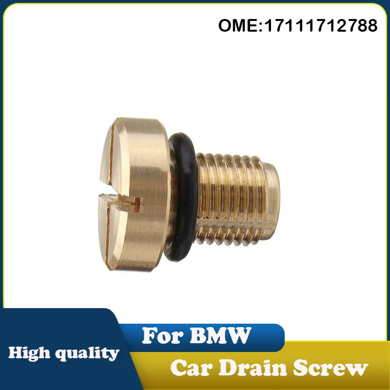 17111712788 11537793373 Car Radiator Tank Expansion Drain Screw For BMW E60 E46 E90 E36
17111712788 11537793373 Car Radiator Tank Expansion Drain Screw For BMW E60 E46 E90 E36