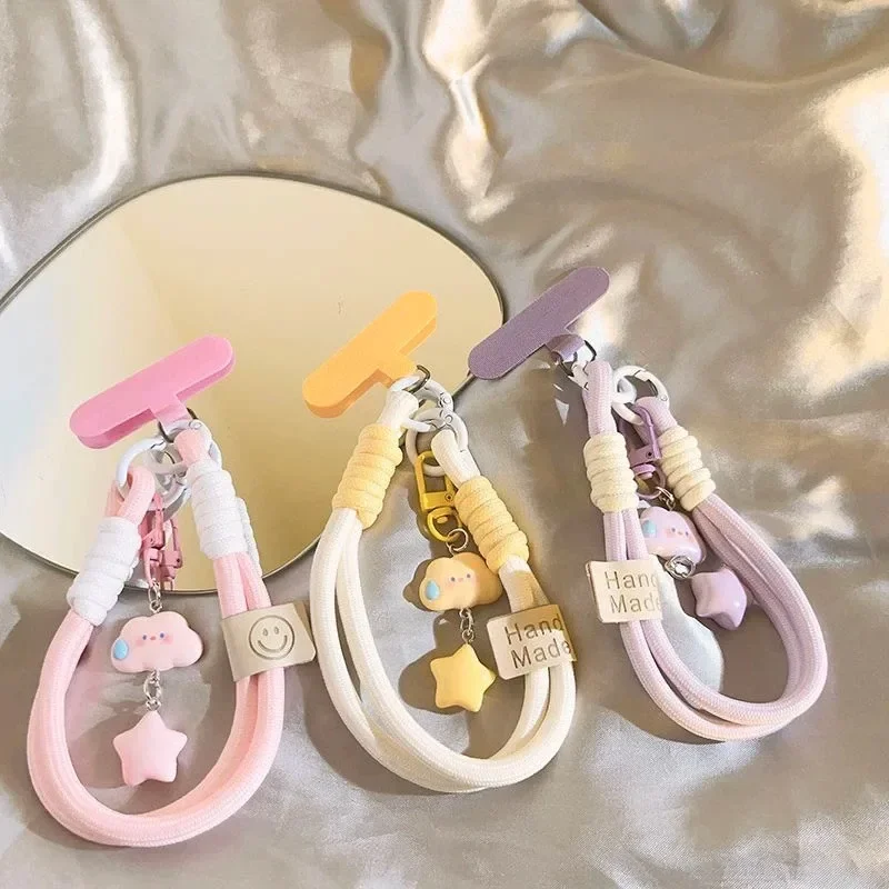 Hot Selling3D Clouds Star Lanyard Keychain for Phone Case Colourful Phone Strap Short Wrist Strap Camera Chain
Hot Selling3D Clouds Star Lanyard Keychain for Phone Case Colourful Phone Strap Short Wrist Strap Camera Chain