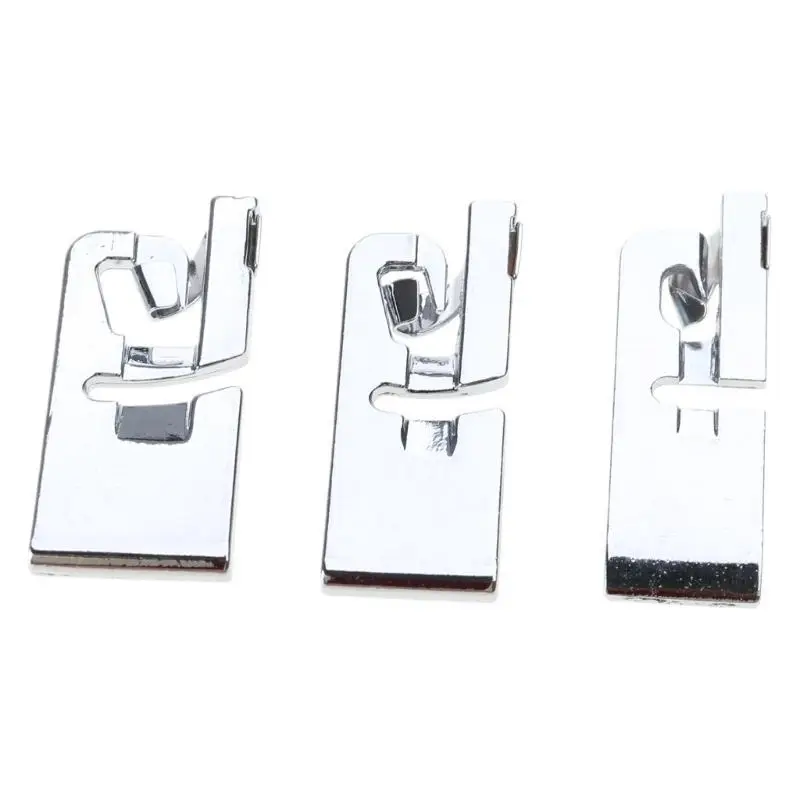 Y1UD 3 Pieces Narrow Rolled Hem Foot Sewing Hemming Set Narrow Rolled Hem Presser
Y1UD 3 Pieces Narrow Rolled Hem Foot Sewing Hemming Set Narrow Rolled Hem Presser