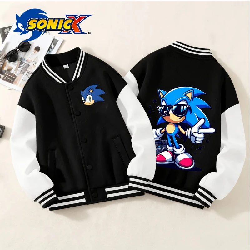Sonics Baseball Jersey Children Cartoon Cartoon Pattern Jackets Autumn Winter Fashiona Trendy Outerwear Sweatshirt Top Homewear
Sonics Baseball Jersey Children Cartoon Cartoon Pattern Jackets Autumn Winter Fashiona Trendy Outerwear Sweatshirt Top Homewear