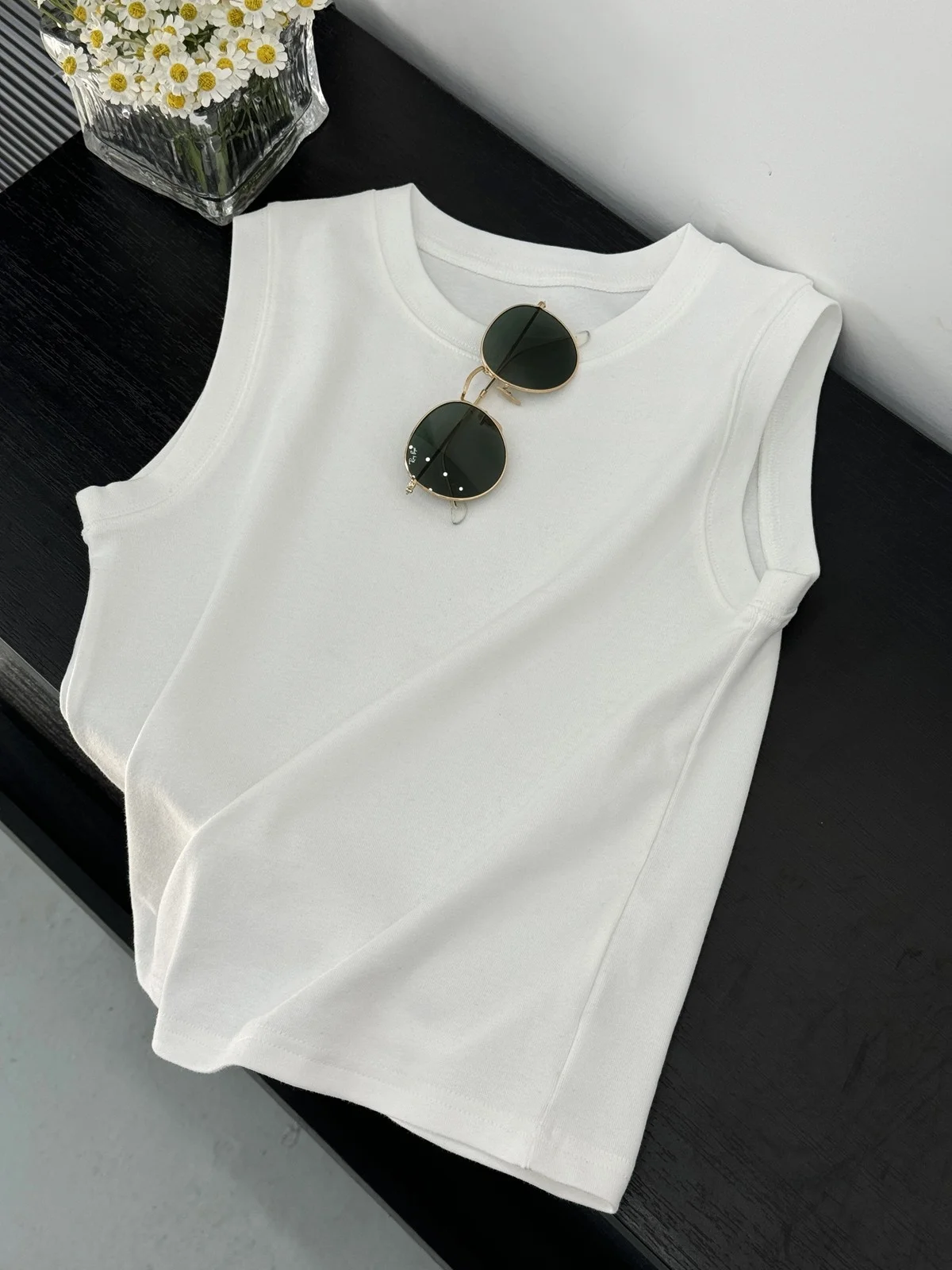 Comfortable Casual Svel round Ne Basic Vest Slimming Inner Wear Women's Sweet Sle Cotton Polyester Blend Spring
Comfortable Casual Svel round Ne Basic Vest Slimming Inner Wear Women's Sweet Sle Cotton Polyester Blend Spring