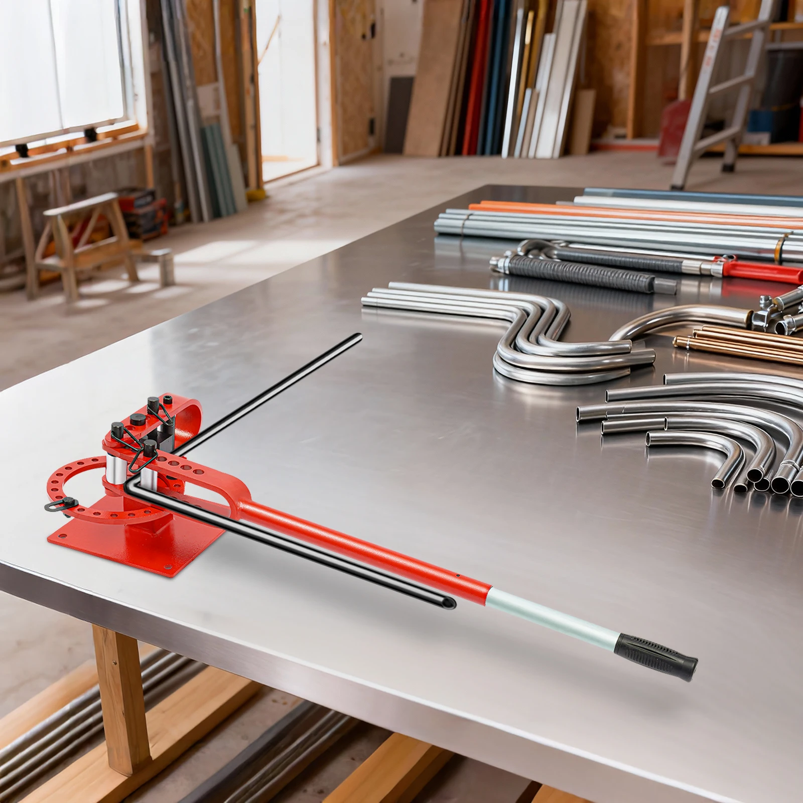Manual Bending Tool Pipe Tube Bender Heavy-Duty Tube Bending Tool for Construction Site Home Renovation Bridge Construction
Manual Bending Tool Pipe Tube Bender Heavy-Duty Tube Bending Tool for Construction Site Home Renovation Bridge Construction