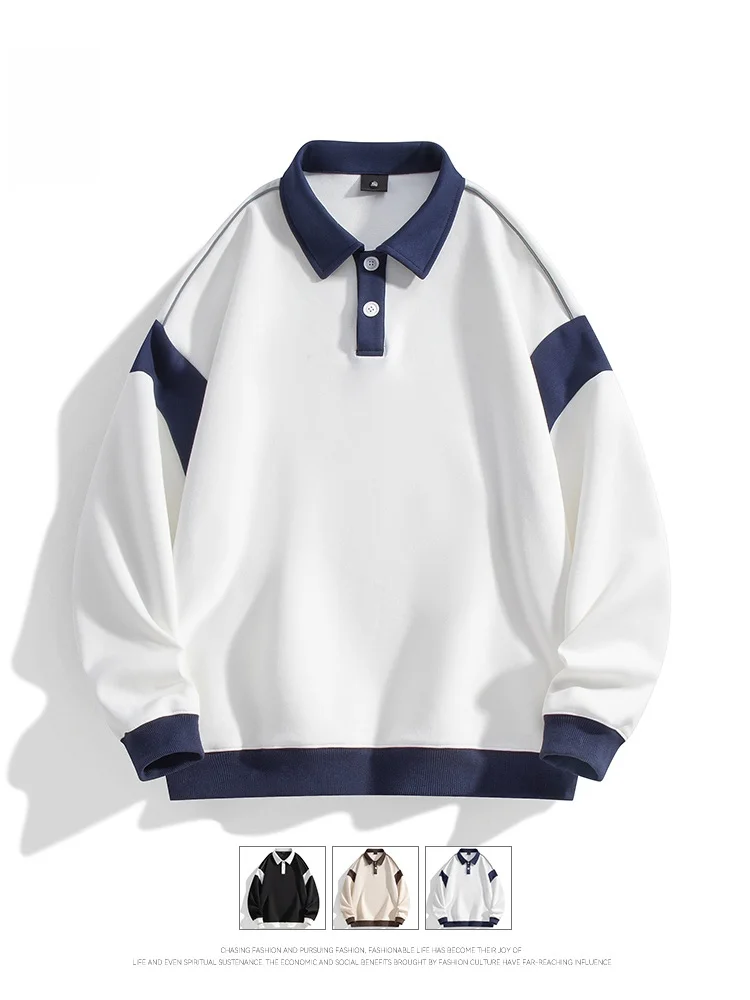 Мужская толстовка American Style Color Block: Новая осенняя повседневная универсальная базовая модель оверсайз
Мужская толстовка American Style Color Block: Новая осенняя повседневная универсальная базовая модель оверсайз