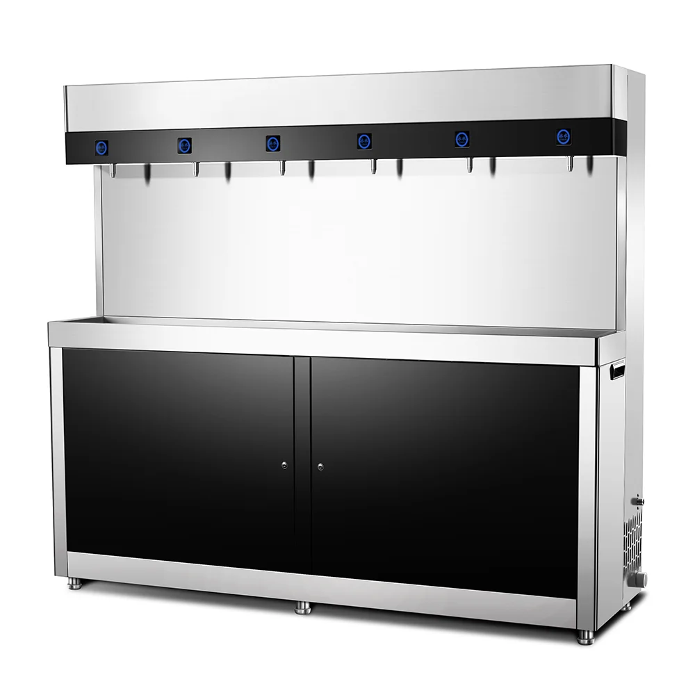 for-6 Taps Large Capacity Stainless Steel Water Cooler Freestanding Water Dispensers for Factory Use%
for-6 Taps Large Capacity Stainless Steel Water Cooler Freestanding Water Dispensers for Factory Use%
