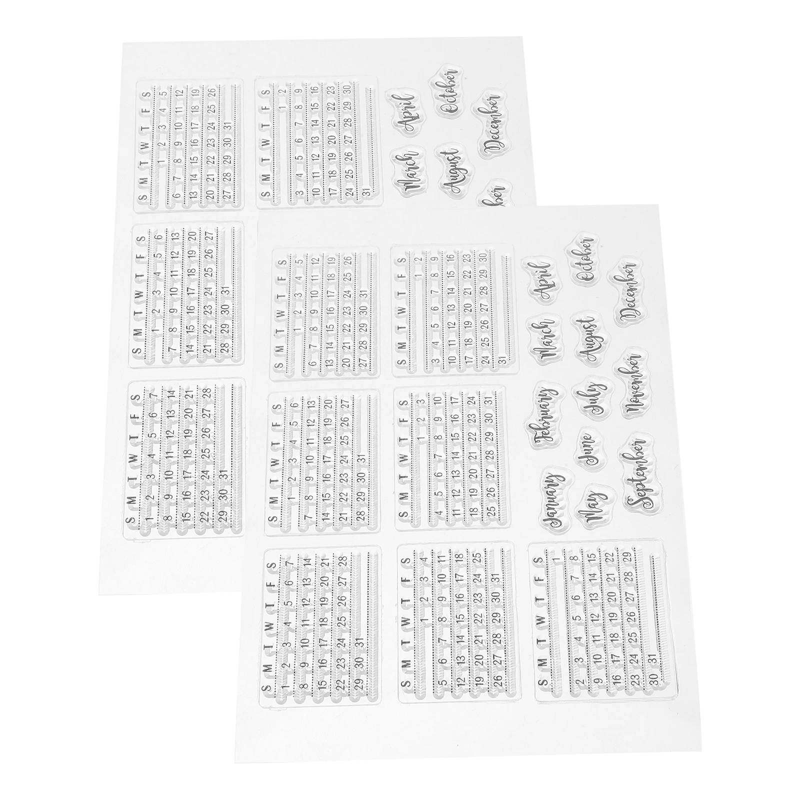 Calendar Silicone Stamp Clear Stamps Book Journal Making Supplies Card for Diy Planner Diary
Calendar Silicone Stamp Clear Stamps Book Journal Making Supplies Card for Diy Planner Diary