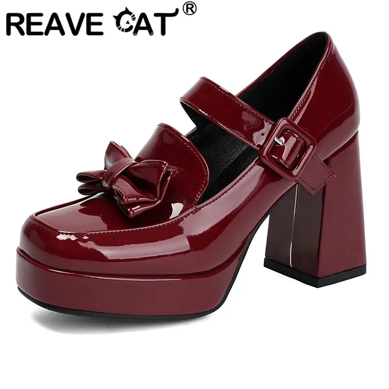 Туфли-лодочки REAVE CAT белые блестящие женские с квадратным носком, каблук 9,5 см, платформа 2 см, с пряжкой, бантом, большие размеры 40, для свиданий
Туфли-лодочки REAVE CAT белые блестящие женские с квадратным носком, каблук 9,5 см, платформа 2 см, с пряжкой, бантом, большие размеры 40, для свиданий