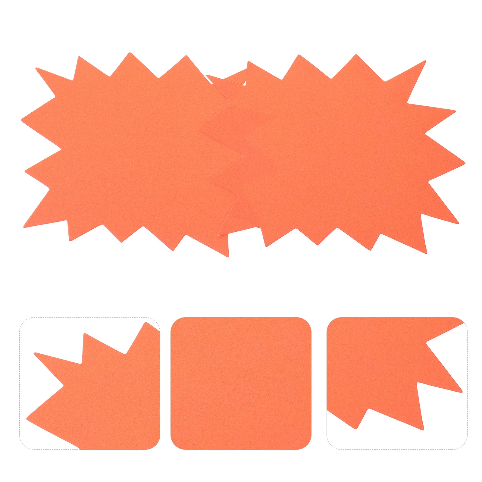 30pcs Explosion Shape Price Tag Fluorescent Bright Durable Paper Material For Store Garage Sale Retail Shop Promotional Sticker
30pcs Explosion Shape Price Tag Fluorescent Bright Durable Paper Material For Store Garage Sale Retail Shop Promotional Sticker