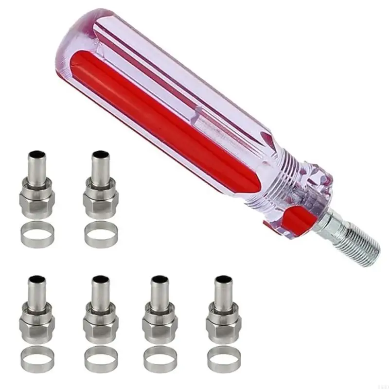 F Type Compression Tool With 1Set 5F Coaxial Cable Connectors for TV Satellite Receiver Metal Plastic Construction 45BD
F Type Compression Tool With 1Set 5F Coaxial Cable Connectors for TV Satellite Receiver Metal Plastic Construction 45BD