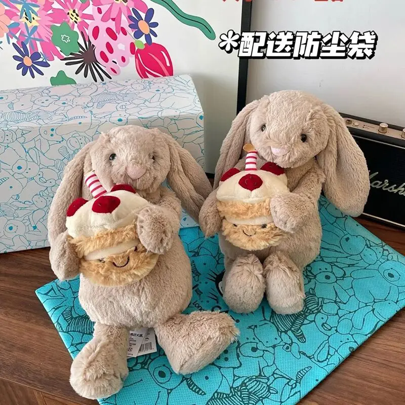 Желе или кошка Kawaii с длинными ушками, торт, кролик, плюшевая кукла, подушка, серый целебный кролик, плюшевая игрушка, подарок на день рождения для девочки
Желе или кошка Kawaii с длинными ушками, торт, кролик, плюшевая кукла, подушка, серый целебный кролик, плюшевая игрушка, подарок на день рождения для девочки