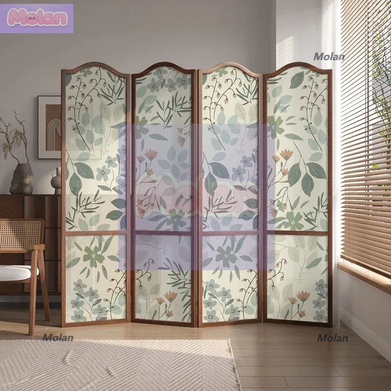 Modern American pastoral flower screen partition living room entrance entrance bedroom hotel shelter solid wood folding movement
Modern American pastoral flower screen partition living room entrance entrance bedroom hotel shelter solid wood folding movement