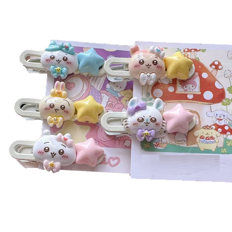 2026 NEW Kawaii Cute Chiikawa Hachiware Usagi Hair Accessories Hollow Ellipse Hairpin Girl Bangs Pink Headgear Sweetness Gifts
2026 NEW Kawaii Cute Chiikawa Hachiware Usagi Hair Accessories Hollow Ellipse Hairpin Girl Bangs Pink Headgear Sweetness Gifts