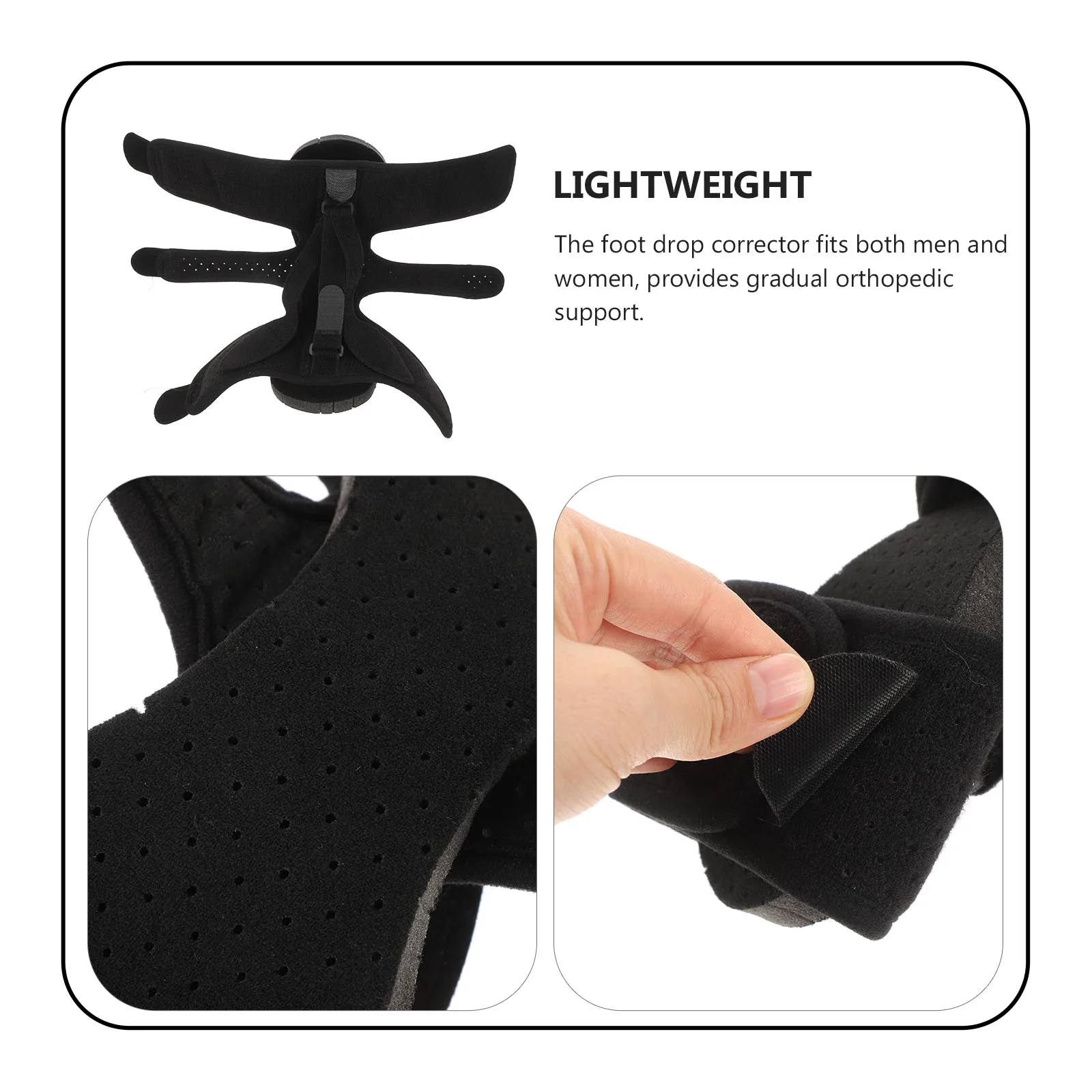 Black Foot Brace Guard for Plantar Fasciitis Sports Protector Adjustable Straps Breathable Footwear Fixing Tool
Black Foot Brace Guard for Plantar Fasciitis Sports Protector Adjustable Straps Breathable Footwear Fixing Tool