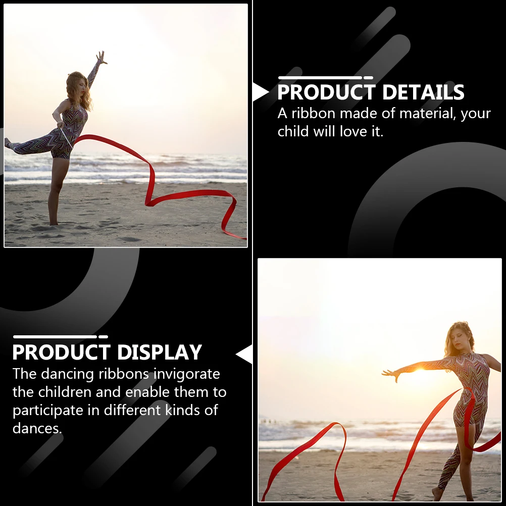 4pcs Gymnastics Ribbons Dancing Ribbon Streamer Performance Dance Gift Rhythmic Art Fitness Gymnastic Belt Gym Dance
4pcs Gymnastics Ribbons Dancing Ribbon Streamer Performance Dance Gift Rhythmic Art Fitness Gymnastic Belt Gym Dance