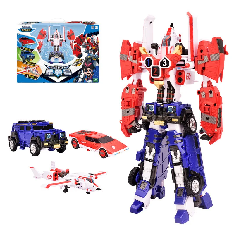 3 IN 1 Tobot Transformation Robot to Car Toy Korea Cartoon Brothers Anime Tobot Transforming Car Airplane Toys for Children Gift
3 IN 1 Tobot Transformation Robot to Car Toy Korea Cartoon Brothers Anime Tobot Transforming Car Airplane Toys for Children Gift