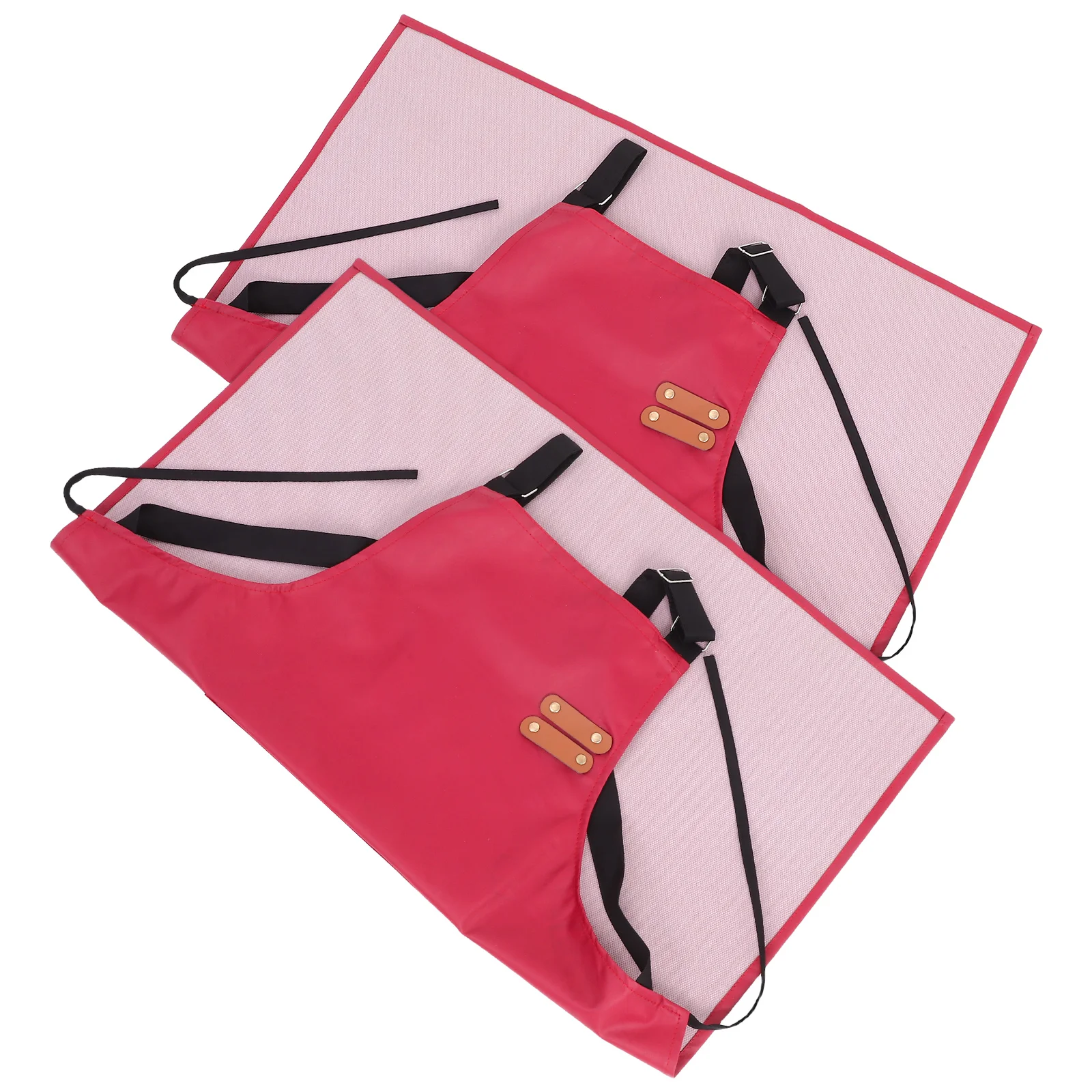 2Pcs PU Apron Set Adjustable Waterproof Oilproof Kitchen Aprons with Pockets Unisex Cooking Baking Chef Aprons for Men Women
2Pcs PU Apron Set Adjustable Waterproof Oilproof Kitchen Aprons with Pockets Unisex Cooking Baking Chef Aprons for Men Women