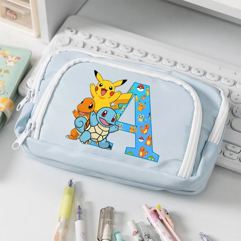 Pokemons Canvas Large Capacity Pen Bag Anime Cartoon Pikachu Fashion Pencil Case Students Letter Printed Stationery Storage Bags
Pokemons Canvas Large Capacity Pen Bag Anime Cartoon Pikachu Fashion Pencil Case Students Letter Printed Stationery Storage Bags