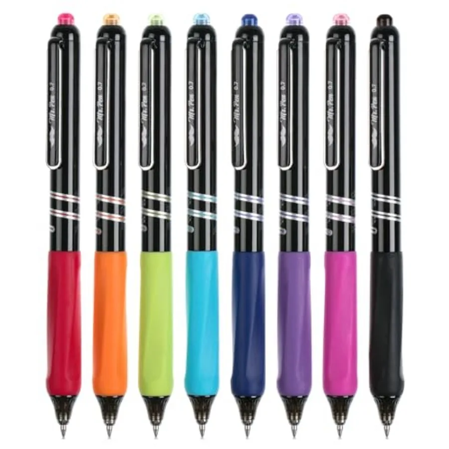 - Retractable Gel Pens, 8 Pack, 0.7mm Fine Point Colorful Ink Fast-Dry and Smooth Writing Pens for Note-Taking, Journaling, Off
- Retractable Gel Pens, 8 Pack, 0.7mm Fine Point Colorful Ink Fast-Dry and Smooth Writing Pens for Note-Taking, Journaling, Off