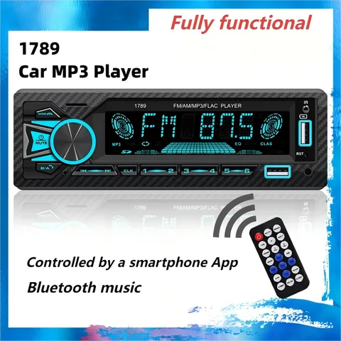 Car MP3 Player with SIM Card USB Flash Drive Multi-Functional Car Radio Central Control Bluetooth Lossless Audio Quality Player