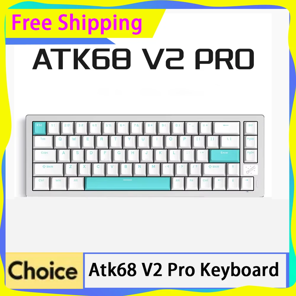 Atk Atk68 V2 Pro Keyboard Wired Aluminum Alloy Magnetic Axis Mechanical Gaming Keyboards Customized Accessory For Pc Gamer Gifts
Atk Atk68 V2 Pro Keyboard Wired Aluminum Alloy Magnetic Axis Mechanical Gaming Keyboards Customized Accessory For Pc Gamer Gifts