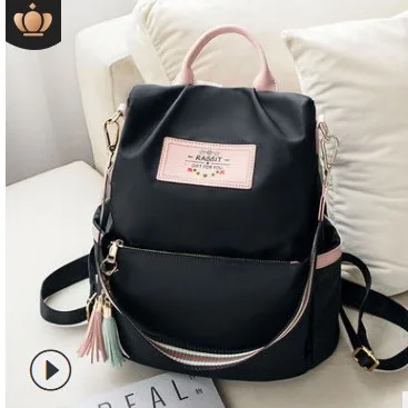 New High Quality Women's Shoulder Bag Large Capacity Oxford Cloth Bags Ladies Backpack Woman Color Tote Women Shoulder Backpacks
New High Quality Women's Shoulder Bag Large Capacity Oxford Cloth Bags Ladies Backpack Woman Color Tote Women Shoulder Backpacks