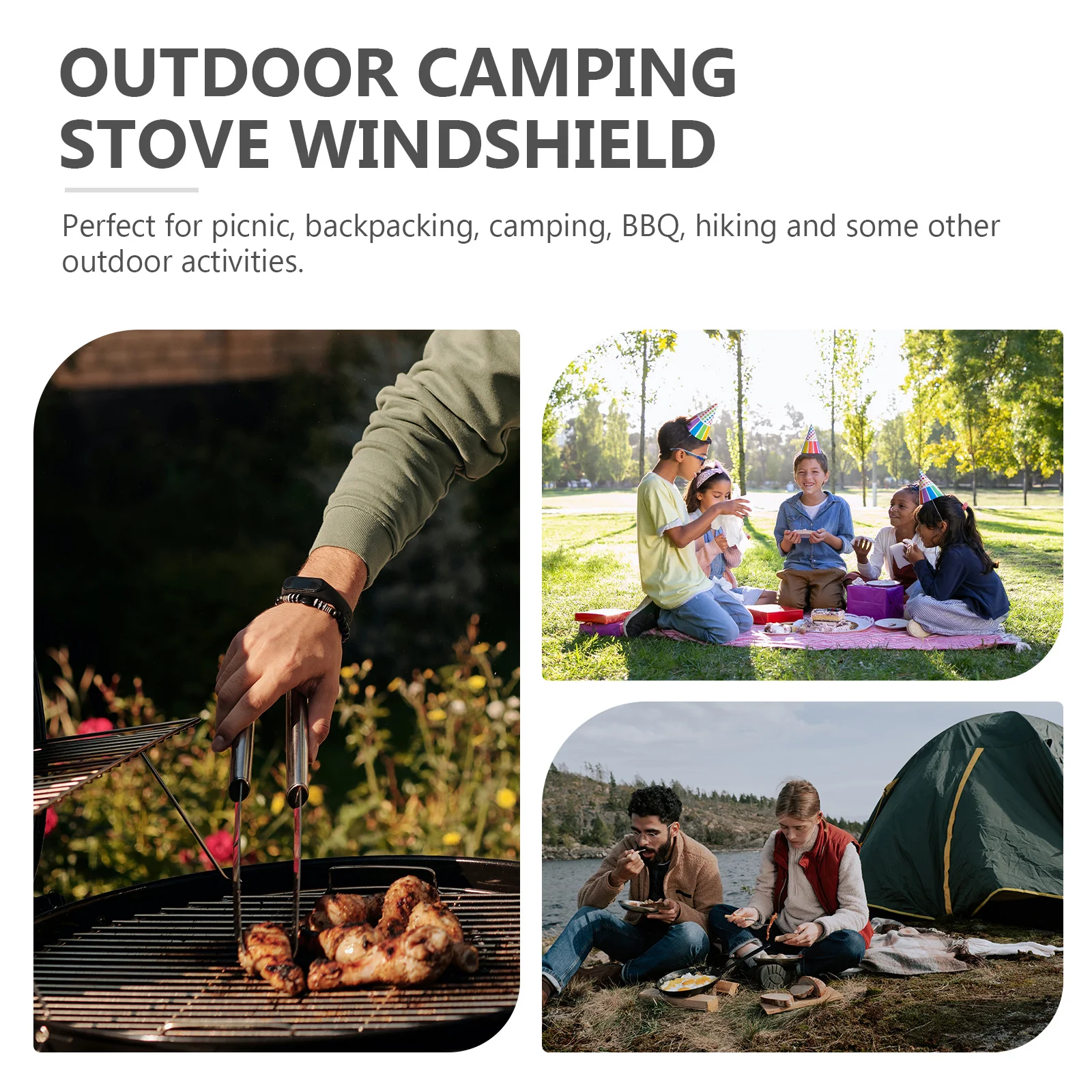 10 Sheets Camping Stove Windshield Lightweight Foldable Portable Burner Windscreen Outdoor Cooking Anti-Wind Tool
10 Sheets Camping Stove Windshield Lightweight Foldable Portable Burner Windscreen Outdoor Cooking Anti-Wind Tool