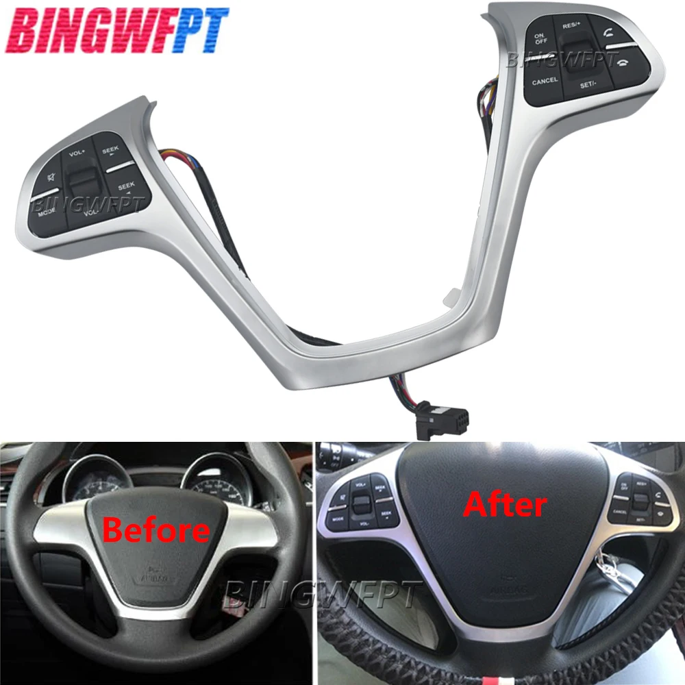 For ZOTYE T600 2014 2015 2016 Remote Control Volume Music Phone Button Steering Wheel Control Buttons Cruise Control Switch
For ZOTYE T600 2014 2015 2016 Remote Control Volume Music Phone Button Steering Wheel Control Buttons Cruise Control Switch