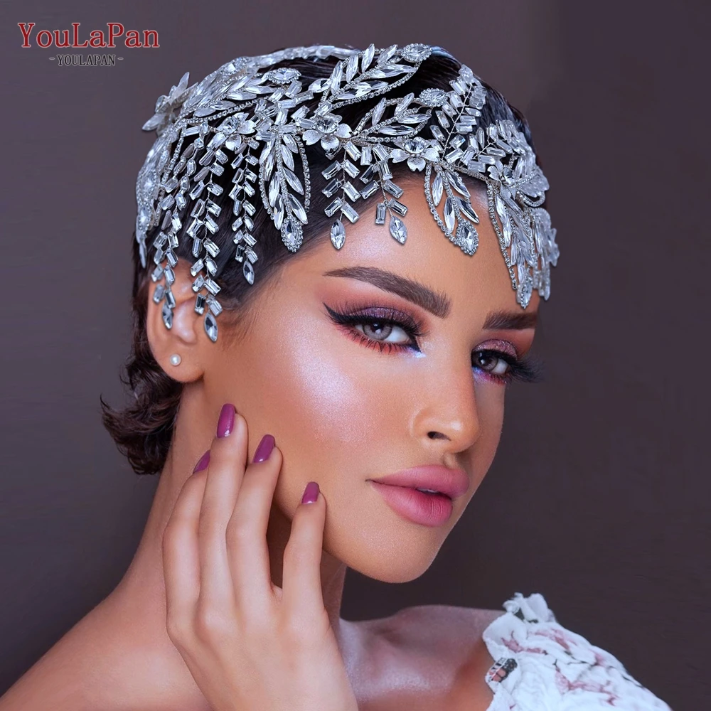 YouLaPan Alloy Flowers Headpiece Shiny Leaves Rhinestone Headband Elegant Women Headwear Exquisite Bridal Hair Accessories HP468 
YouLaPan Alloy Flowers Headpiece Shiny Leaves Rhinestone Headband Elegant Women Headwear Exquisite Bridal Hair Accessories HP468