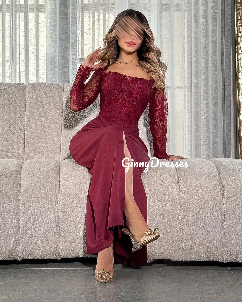 Customized Dresses For Prom Sheath Square Neckline Floor-Length Ruffle Luxury Evening Dresses Long Sleeves Wedding Party Dresses
Customized Dresses For Prom Sheath Square Neckline Floor-Length Ruffle Luxury Evening Dresses Long Sleeves Wedding Party Dresses