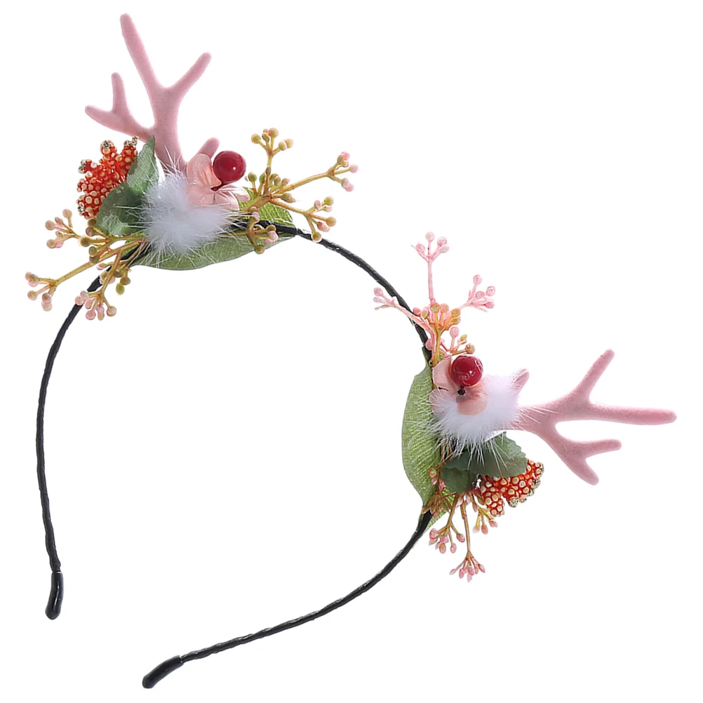 Christmas Antler Headbands Pink Deer Horns Hair Accessories Festival Costume Props Lightweight Holiday
Christmas Antler Headbands Pink Deer Horns Hair Accessories Festival Costume Props Lightweight Holiday