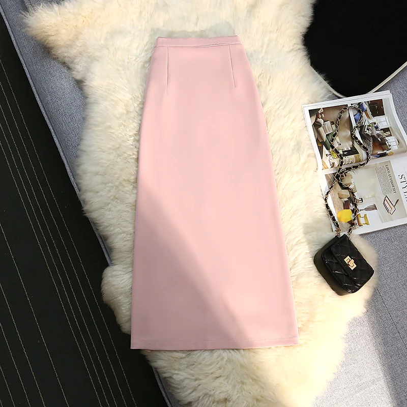Vintage Skirts Womens Office Elegant Ladies Midi High Waist Long Skirt 2024 Summer Fashion Back Split Black Skirts
Vintage Skirts Womens Office Elegant Ladies Midi High Waist Long Skirt 2024 Summer Fashion Back Split Black Skirts