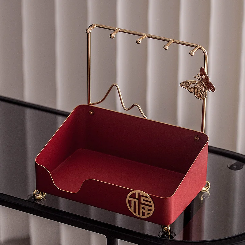 New Chinese style light luxury foyer key storage ornaments living room coffee table creative tray home furnishings
New Chinese style light luxury foyer key storage ornaments living room coffee table creative tray home furnishings