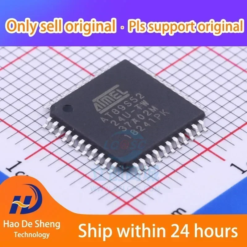 10 шт./лот AT89S52-24AU AT89S52 TQFP-44, новый оригинал, в наличии
10 шт./лот AT89S52-24AU AT89S52 TQFP-44, новый оригинал, в наличии