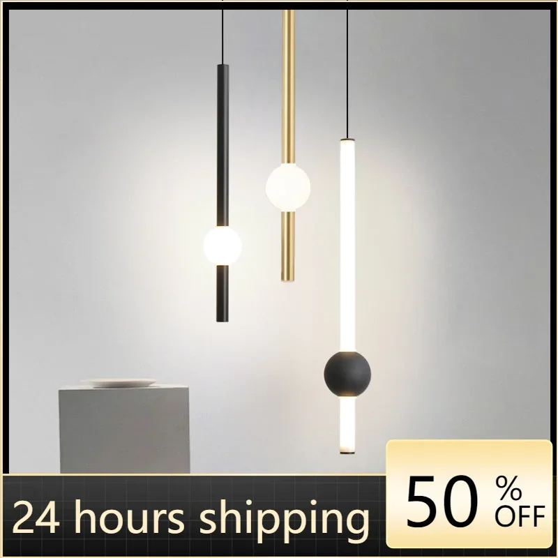Modern Pendant Lights for Living Room Bedroom Shop Hanging Lamps Fixture Luminaire Glass Rod Long Lighting Black Gold Decoration
Modern Pendant Lights for Living Room Bedroom Shop Hanging Lamps Fixture Luminaire Glass Rod Long Lighting Black Gold Decoration