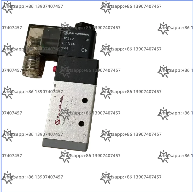 VCB22B517A-AB213J, Norgren, Pi-lot Operated Solenoid Valve, G1/4' Thread, 24DC
VCB22B517A-AB213J, Norgren, Pi-lot Operated Solenoid Valve, G1/4' Thread, 24DC