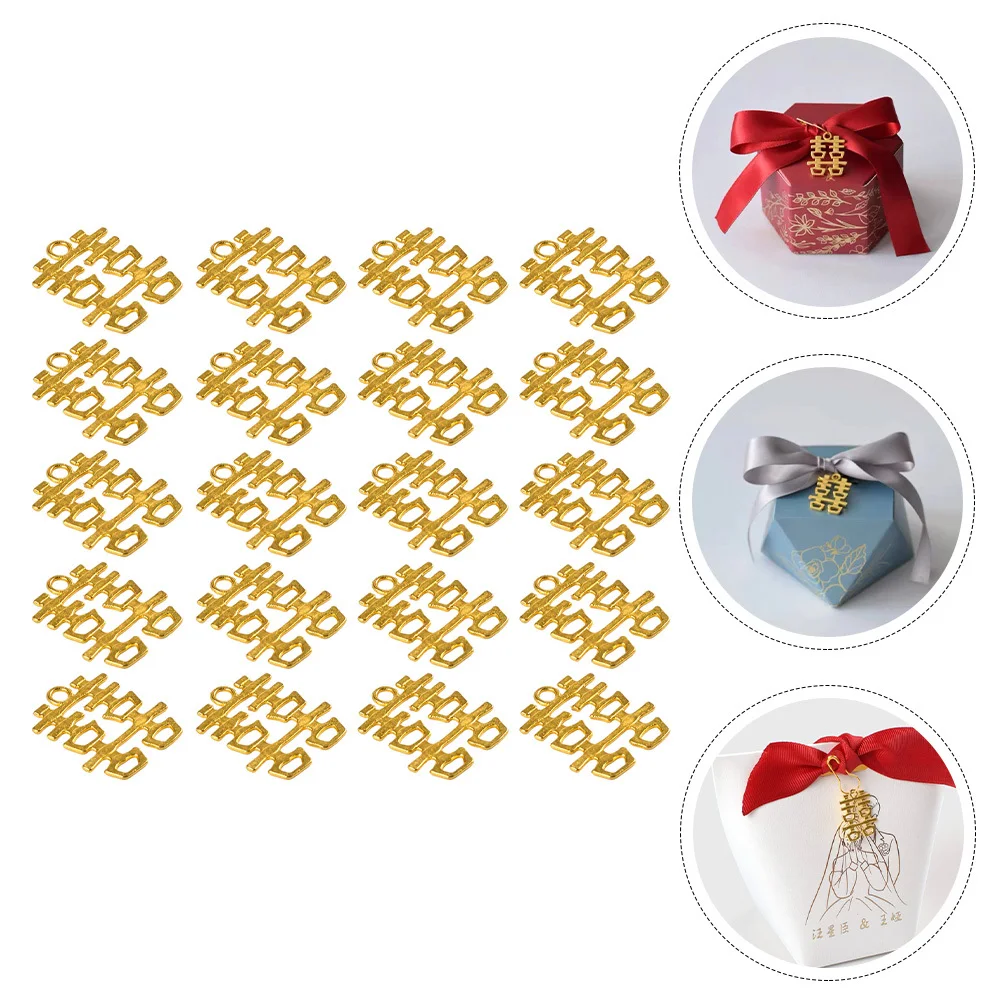 100pcs Xi Character Wedding Decor, Chinese Style Box Pendant, Double-Xi Accessory For Party Supply, Candy Bag Adornment, Wedding
100pcs Xi Character Wedding Decor, Chinese Style Box Pendant, Double-Xi Accessory For Party Supply, Candy Bag Adornment, Wedding
